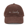 "Ni Howdy" Vintage Corduroy Cap